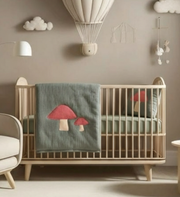 Oboustranná bavlněná přikrývka s výplní, 75 x 100 cm, kolekce Las Foresta