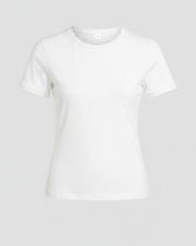 T-shirt off white bawełniany Soft Day