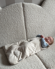 Śpiworek 1.0 TOG 0-6 mies. beżowy chmurka