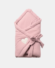 Rożek niemowlęcy Premium Soft z bawełny - Różowy