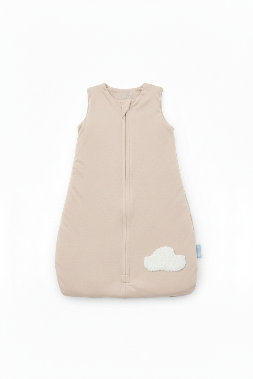 Śpiworek 1.0 TOG 0-6 mies. beżowy chmurka
