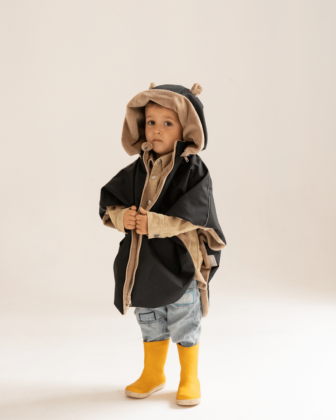 Ponczo samochodowe CZARNE, 75-105 cm