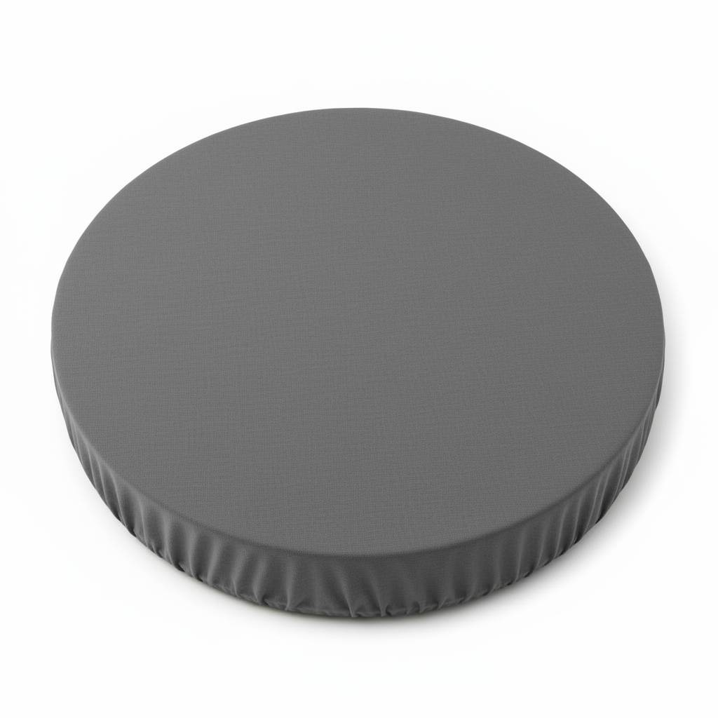 Prostěradlo s elastickým prvkem na kulatou postel 75 cm, bílé (B2B)