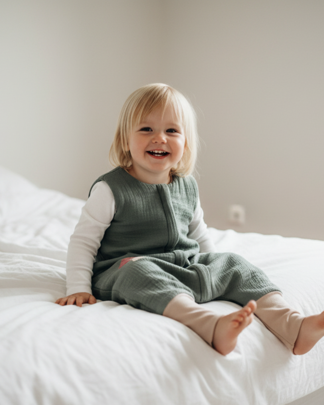 Spací pytel s nožičkami 1.0 TOG 0-30 měsíců pískový