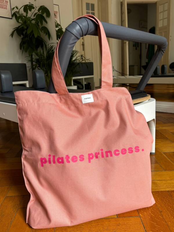 pilates princess tote bag róż piapimo