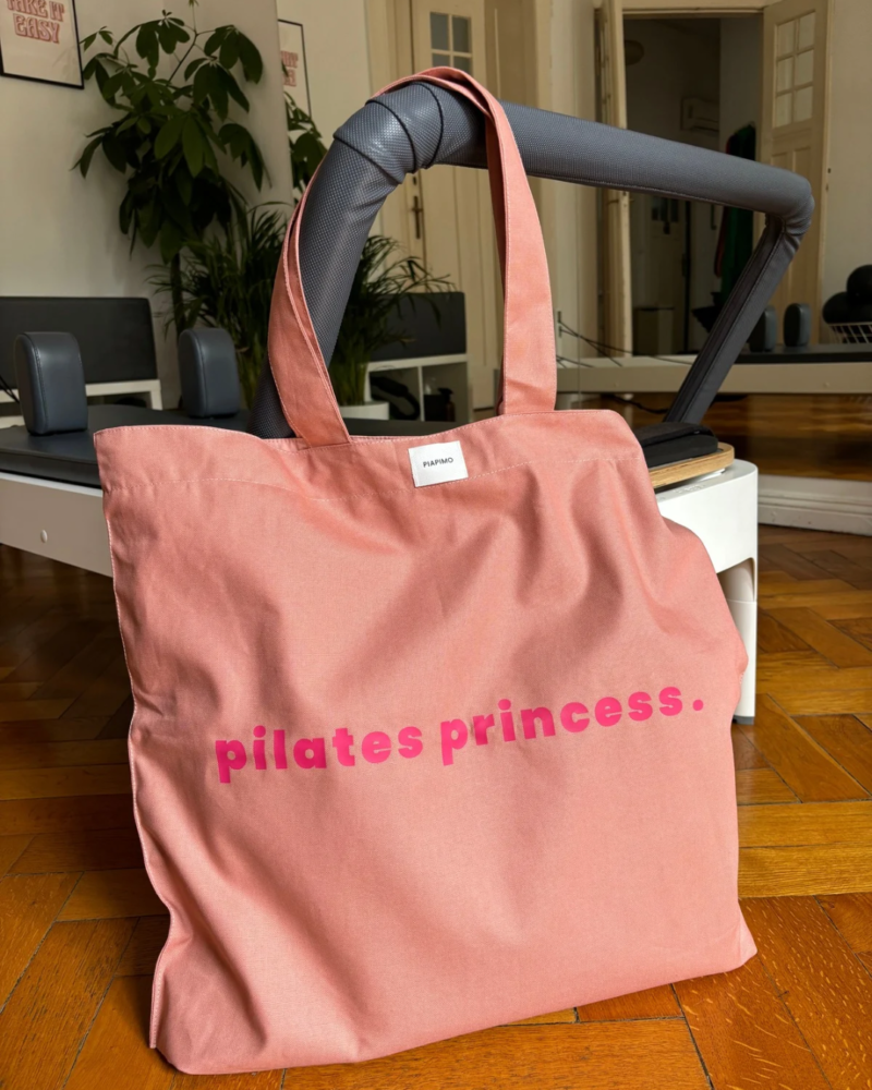 pilates princess tote bag róż piapimo